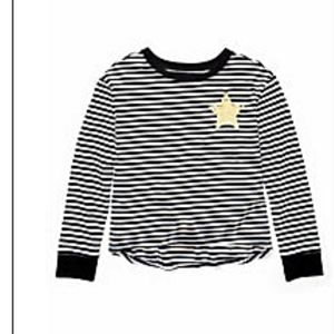 Black Stripe Sequence Star